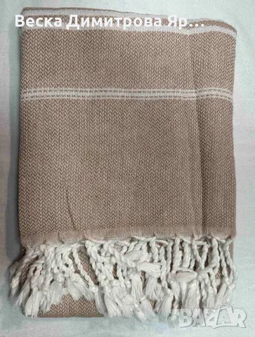 Пештемал – Традиционна турска кърпа от памук и лен 90см x180см, снимка 11 - Други стоки за дома - 50123673