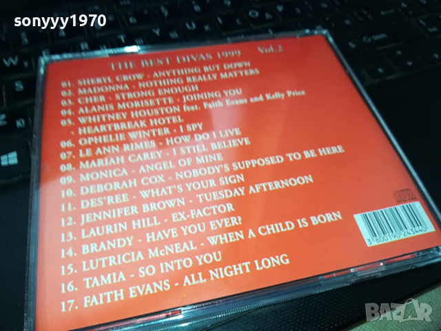 THE BEST DIVAS 1999 VOL.2 CD 0603241634, снимка 13 - CD дискове - 44637834