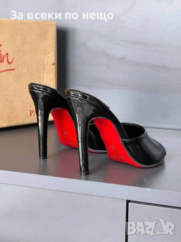 Christian Louboutin Дамски Чехли На Ток Кристиян Лоботин - Различни Цветове Код E1344, снимка 5 - Чехли - 53969857