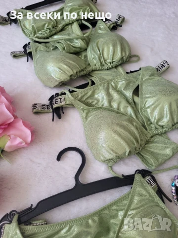 Victoria's Secret Дамски Зелен Бански С 2 Части👙Дамски Бански С Две Части Код BS-2, снимка 4 - Бански костюми - 51040501