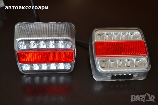 ЛЕД комбинирана задна светлина със 16 SMD диода 12V/24V, снимка 2 - Аксесоари и консумативи - 29124929