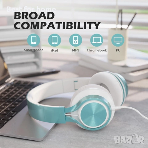 Слушалки AILIHEN C8 с кабел, слушалки за уши с микрофон и контрол на силата на звука, снимка 4 - Слушалки и портативни колонки - 54191003