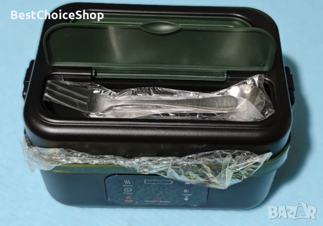 Electric Smart Lunch Box 1L, Rechargeable Self-Heating, 60W Thermo Lunch Box for Hot Food model BX88, снимка 6 - Друга електроника - 53145614