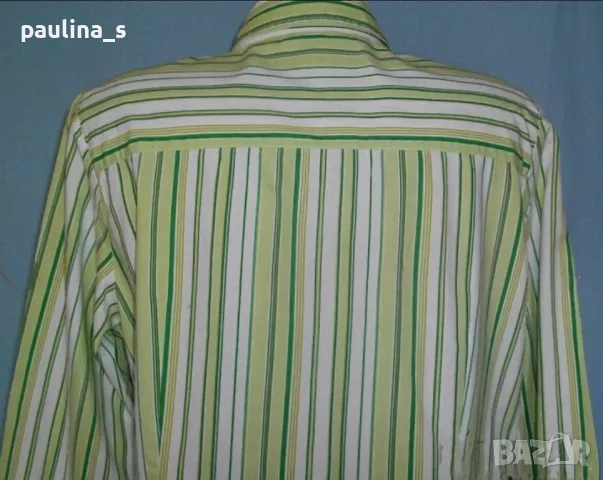 Два различни броя / Дамска риза от органичен памук в райе , снимка 14 - Ризи - 14505690