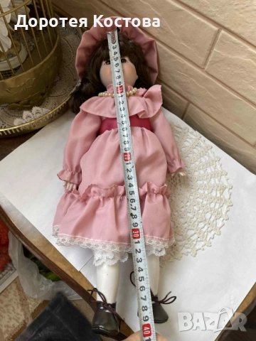 Красива порцеланова кукла от Англия , снимка 5 - Антикварни и старинни предмети - 52120756