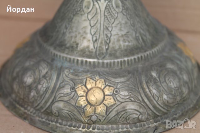 Сребърна чаша с позлата ''Потир'', снимка 10 - Антикварни и старинни предмети - 44389972