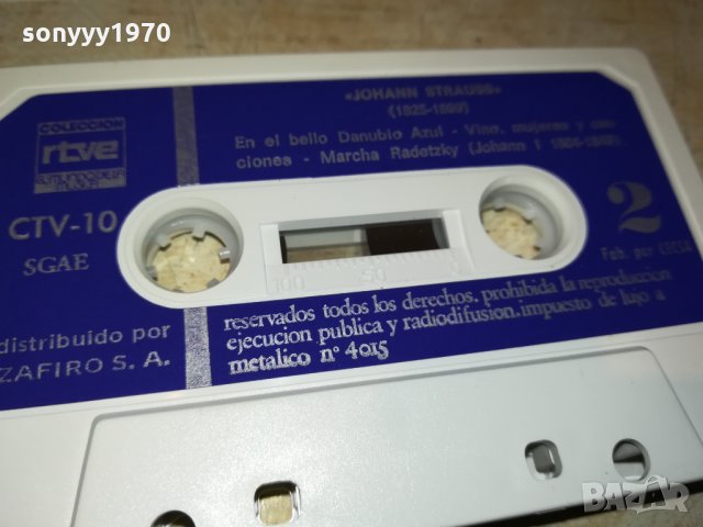 JOHANN STRAUSS-АУДИОКАСЕТА 0410211926, снимка 11 - Аудио касети - 34349368