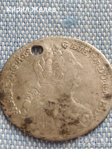 Сребърна монета 7 кройцера 1762г. Франц първи Кремниц Австрия 14911