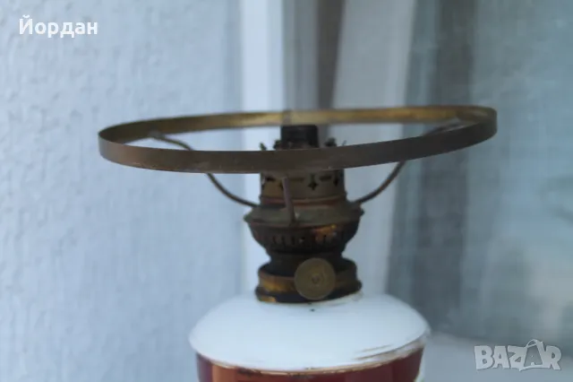 Стара газена лампа , снимка 5 - Антикварни и старинни предмети - 50380097