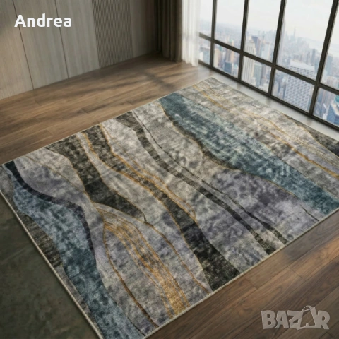 модерен килим с 3D ефект 120смх160см, снимка 3 - Килими - 54193392