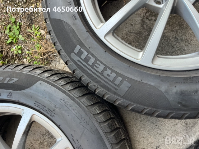 17 цолови алуминиеви джанти със зимни гуми за Ауди, снимка 10 - Гуми и джанти - 52463065