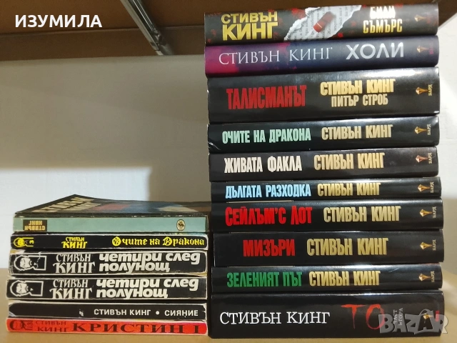 Книги на Стивън Кинг 