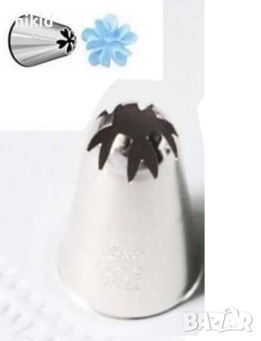 1F 509 накрайник за пош дюза украса торта декор шприц , снимка 4 - Аксесоари за кухня - 44213074