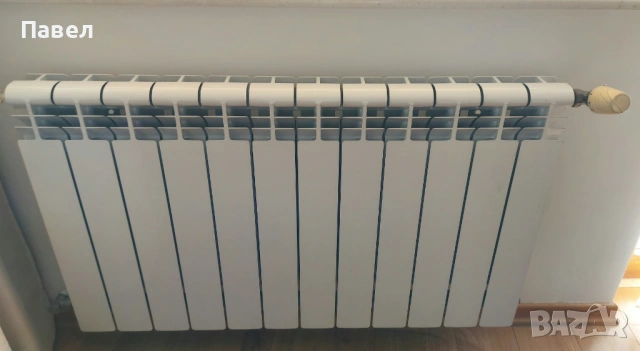 2 броя алуминиеви радиатори за парно Industrie Pasotti SpA (Италия) Elegance