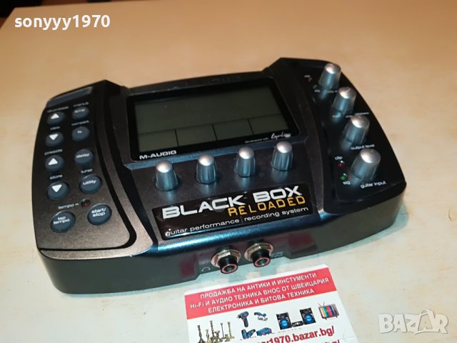 m-audio BLACK BOX 9V AC-внос swiss 2805222142M, снимка 11 - Ресийвъри, усилватели, смесителни пултове - 36905605