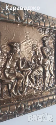 Бронзова Декорация/Картина, снимка 5 - Картини - 50329893