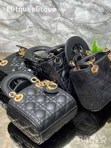 чанти DİOR LADY MİNİ 12-12 CM , снимка 5 - Чанти - 52186472