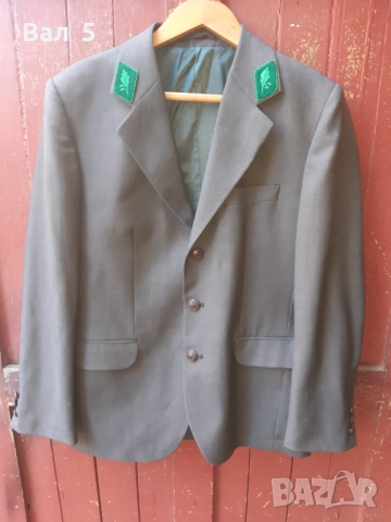 Сако , лесничейска униформа - ЛЕСНИЧЕЙ , ГОРСКИ , НРБ, снимка 2 - Антикварни и старинни предмети - 52010853