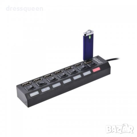 1003 USB Hub разклонител, снимка 6 - Аксесоари и консумативи - 37424868