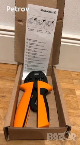 Weidmüller PZ 6 Roto L - ТОП PROFI Кримпклещи 0,14-6mm²!!ORIGINAL WEIDMÜLLER!!ЧИСТО НОВИ!!GERMANY!  , снимка 2 - Клещи - 30498596