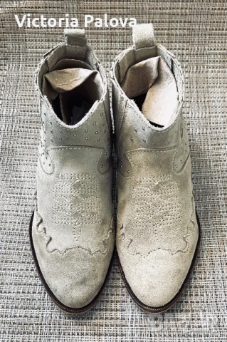 Детски ботуши MANGO KIDS естествена кожа , снимка 17 - Детски боти и ботуши - 51452600