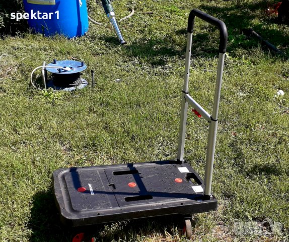 Маркова сгъваема транспортна количка с четири колела нова, снимка 4 - Други машини и части - 37925774