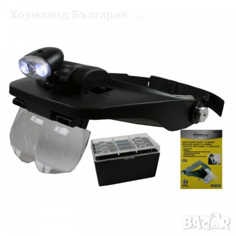 Козирка тип челник с 4 увеличителни лупи, снимка 2 - Други инструменти - 31664480