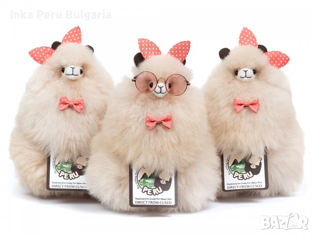  Усмихната алпака – малка, 23 см, Blond