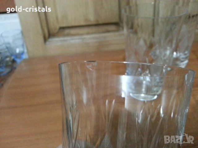 Кристални чаши Бохемия , снимка 4 - Антикварни и старинни предмети - 35538591