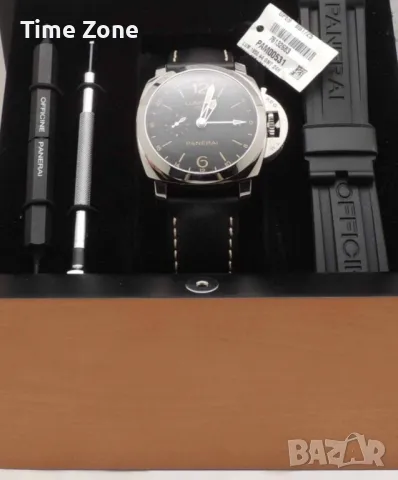 Panerai Luminor 1950 3 Days GMT 44mm Steel Black Dial Automatic Различни Варианти, снимка 5 - Мъжки - 48009872