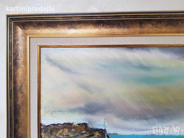 Маслена картина " Пясък и вятър ", снимка 5 - Картини - 44261318
