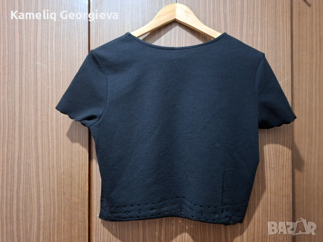 Продавам черна тениска, снимка 2 - Тениски - 54278432