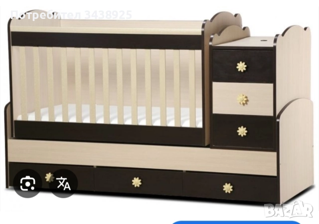 Трансформиращо легло, снимка 2 - Кошарки - 51709823