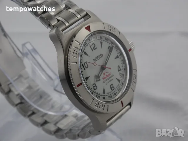 ВОСТОК АМФИБИЯ АВТОМАТИЧЕН-FULL LUME ref: 74090Б “ЕЛЬБРУС”, снимка 9 - Мъжки - 46699457