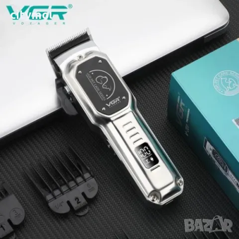 Професионална машинка за подстригване на домашни любимци VGR V-201, 4 приставки, USB зареждане, снимка 2 - За кучета - 48960296