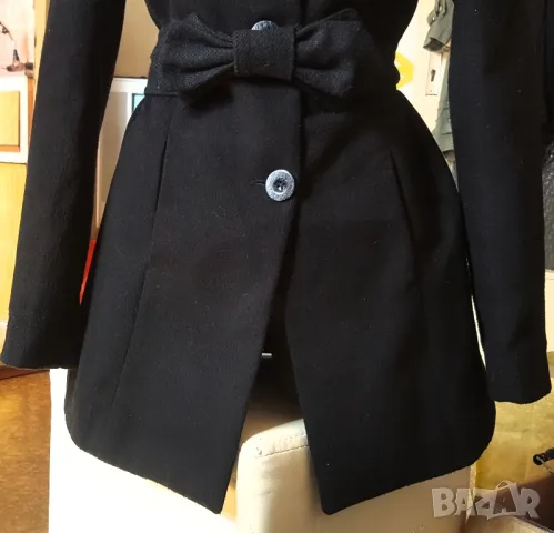 "LANISIA"-черно палто , снимка 3 - Палта, манта - 48714643