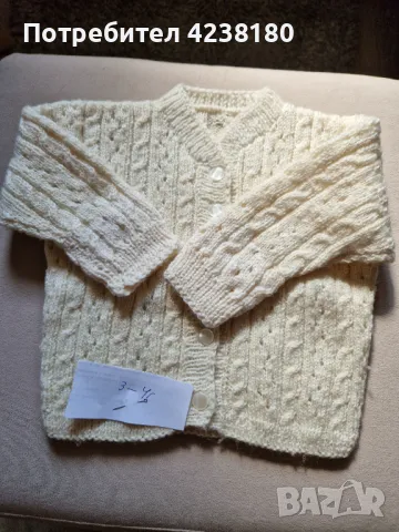 Бебешки и детски плетени дрешки, нови, ръчна изработка, снимка 10 - Детски пуловери и жилетки - 47433533