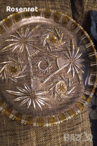 Бохемия кристален поднос  разпродажба , снимка 2 - Прибори за хранене, готвене и сервиране - 30274260