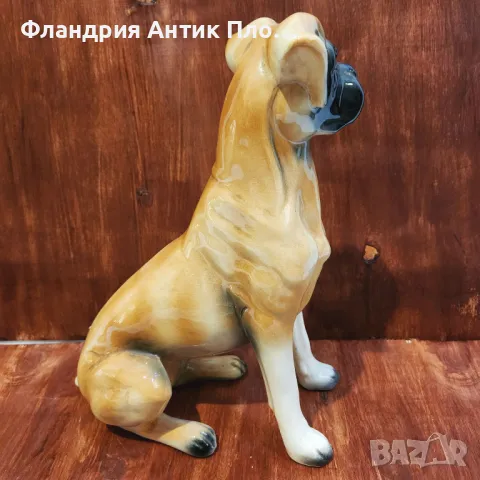 Старинна порцеланова фигура на боксер – Holland, №142, снимка 2 - Колекции - 49646492