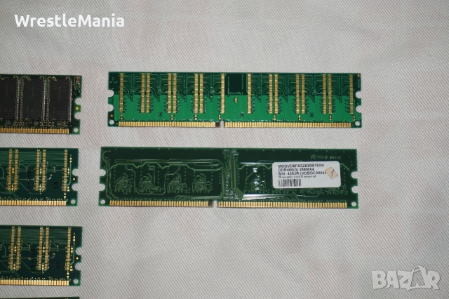 13 DDR RAM ПАМЕТ Kingston/ADATA/PQI/Nanya/Infineon Тествана и Работеща за Настолен Компютър, снимка 15 - RAM памет - 51956230