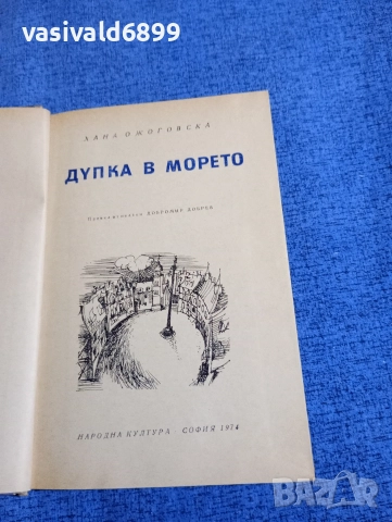 Хана Ожоговска - Дупка в морето , снимка 5 - Художествена литература - 52915027