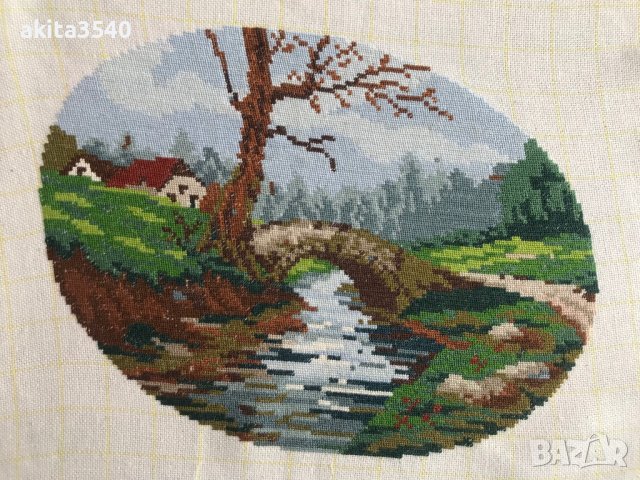 Овален гоблен “Мостчето”