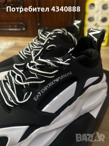 Мъжки обувки Emporio Armani, снимка 9 - Маратонки - 53211073
