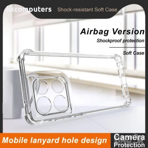 Motorola Moto G Stylus 5G 2025 IMAK Прозрачен Удароустойчив Калъф с Въздушни Възглавници + Скрийн Пр, снимка 4 - Калъфи, кейсове - 50582505