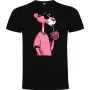 Нова мъжка тениска с героя Пинко Розовата Пантера в черен цвят, снимка 2