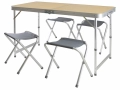 Къмпинг маса с 4 стола комплект, снимка 1
