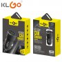 KLGO Алуминиево Зарядно За телефон USB Fast Charge за кола запалка, снимка 2