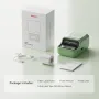 NIIMBOT B21 Pro термопринтер за етикети, 1 пакет 50x30 мм бели етикети, iOS и Android, зелен, снимка 9