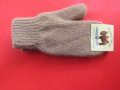 Машинно плетени детски ръкавици от вълна от як с един пръст,, снимка 1 - Шапки, шалове и ръкавици - 38058415