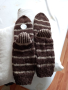 Ръчно плетени мъжки чорапи от вълна размер 44, снимка 1